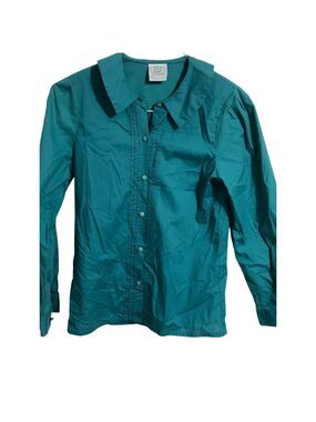 Laura Ashley y2k vintage green top school teacher cottage core